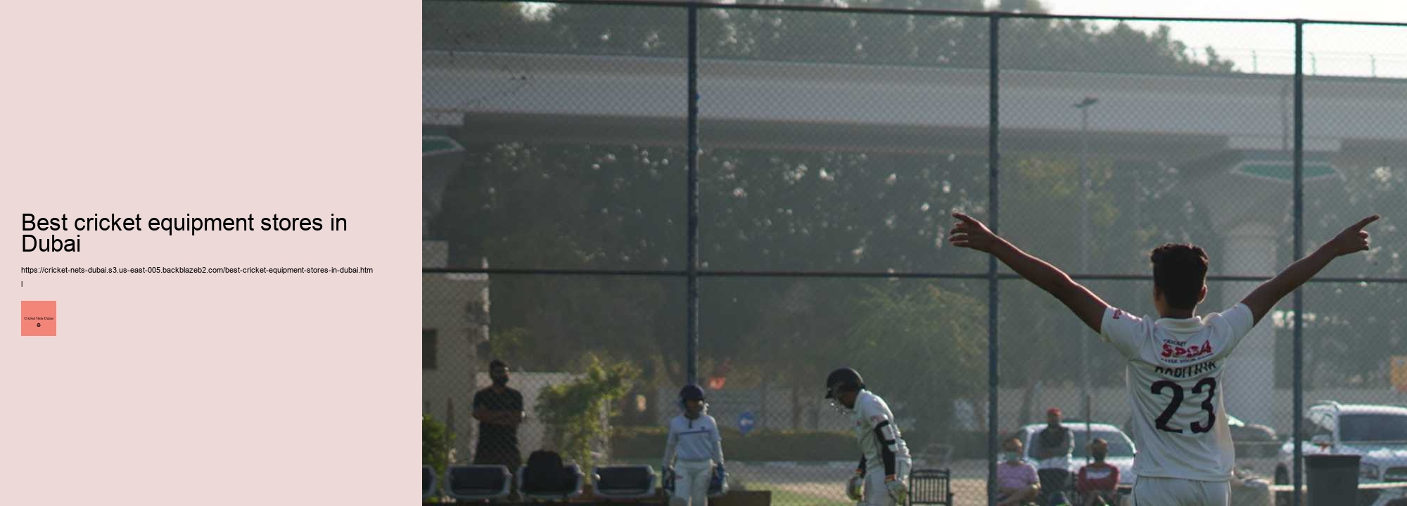 What is the Secret to Perfecting Your Cricket Game? Discover Cricket Nets Dubai!