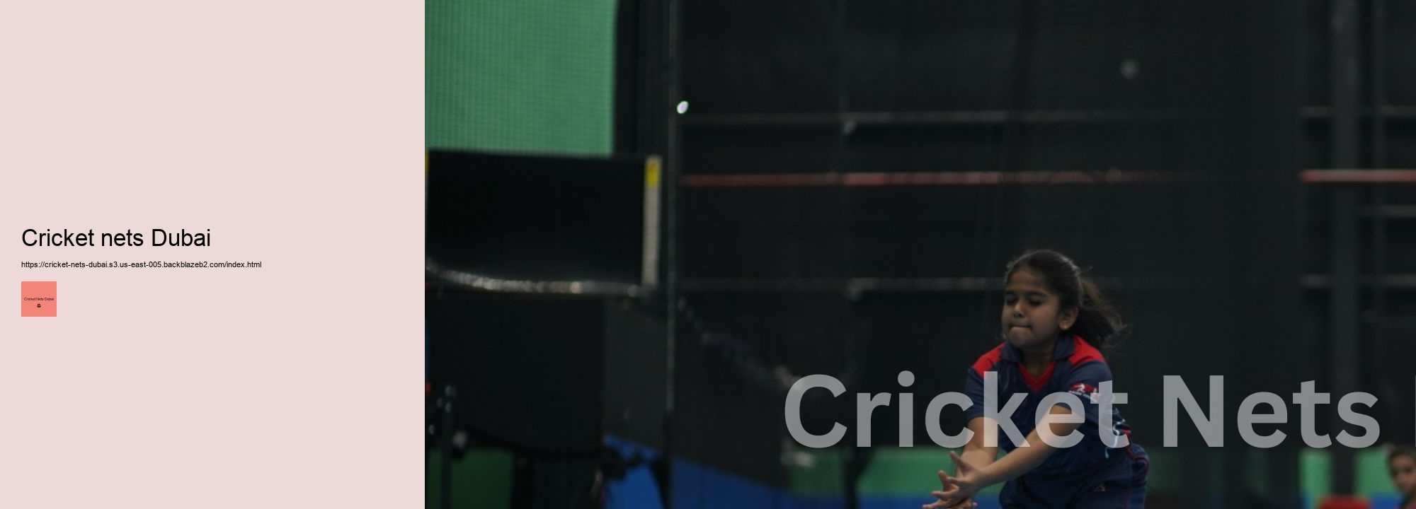 Cricket nets Dubai